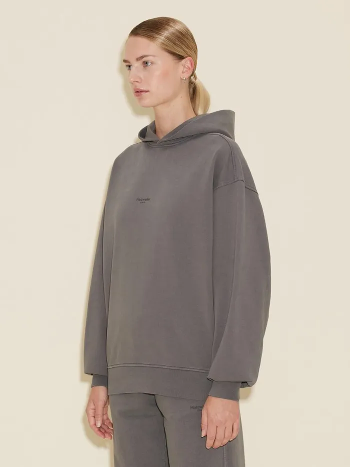 Tshirts and Sweats Women Holzweiler W Paradise Oslo Hoodie Grey