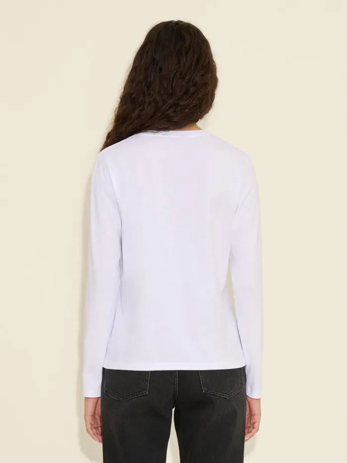 Tshirts and Sweats Women Holzweiler W Regular Long Sleeve White
