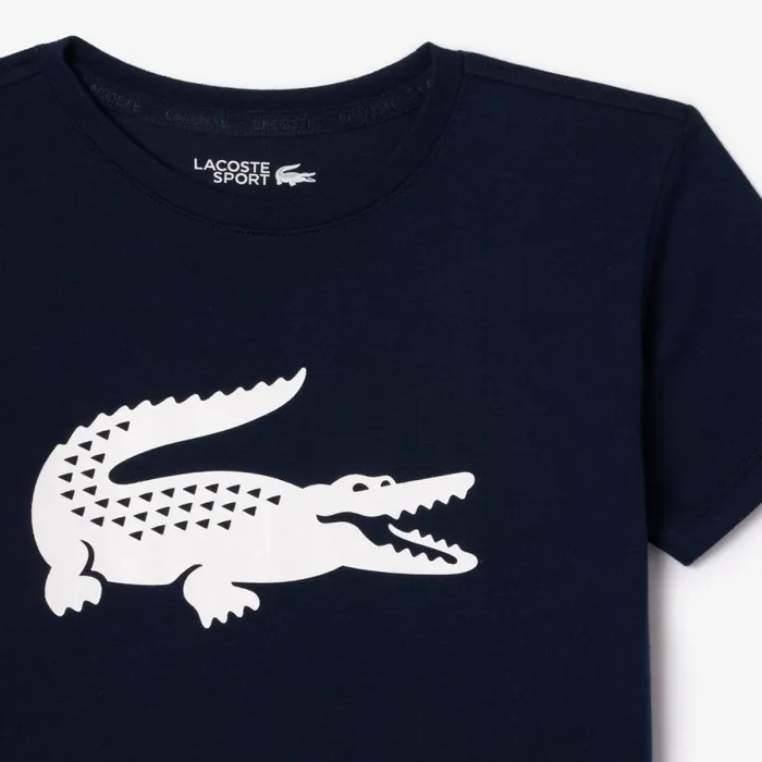 TShirts and Tops Kids Lacoste Kids039 SPORT Croc TShirt Navy Blue 166