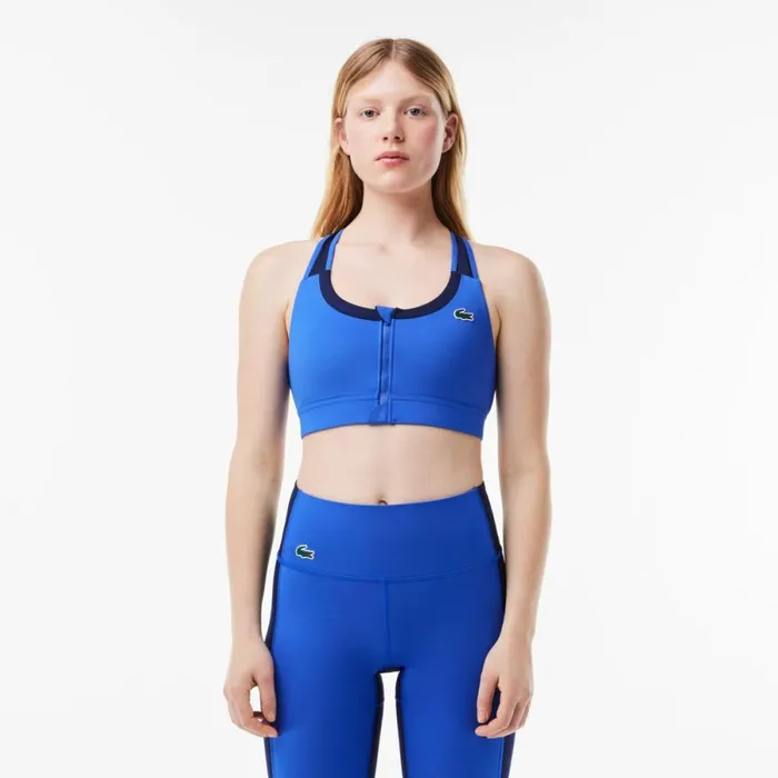 TShirts and Tops Women Lacoste Women039s Colorblock Zip Sports Bra Blue Navy Blue Iuu TShirts and Tops Women Lacoste Women039s Colorblock Zip Sports Bra Blue Navy Blue Iuu