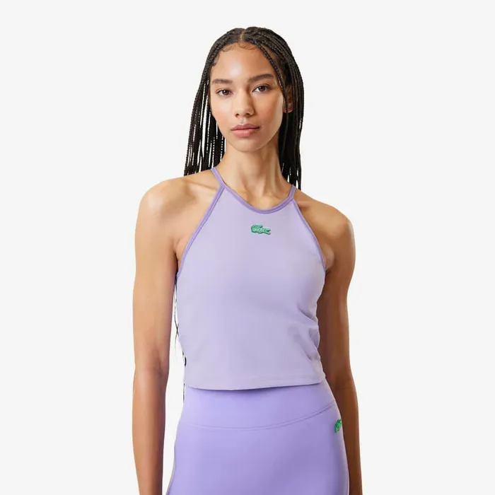 TShirts and Tops Women Lacoste Women039s Lacoste X Bandier All Motion Colorblock Tank Purple Ix7