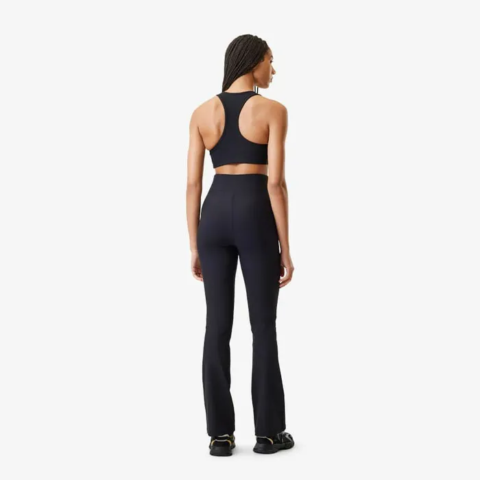 TShirts and Tops Women Lacoste Women039s Lacoste X Bandier Ribbed Sports Bra Black 031