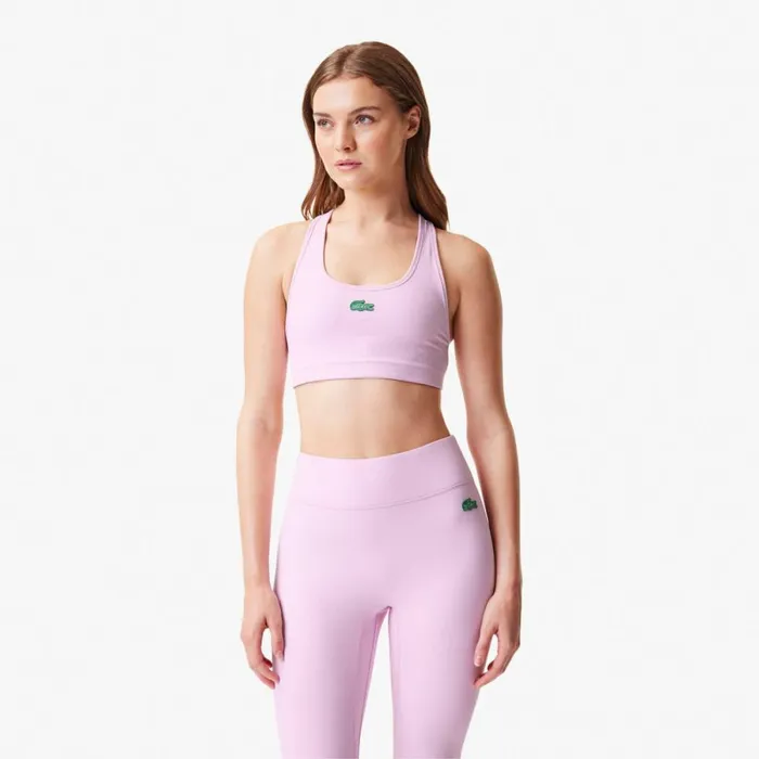 TShirts and Tops Women Lacoste Women039s Lacoste X Bandier Ribbed Sports Bra Pink Wwe TShirts and Tops Women Lacoste Women039s Lacoste X Bandier Ribbed Sports Bra Pink Wwe