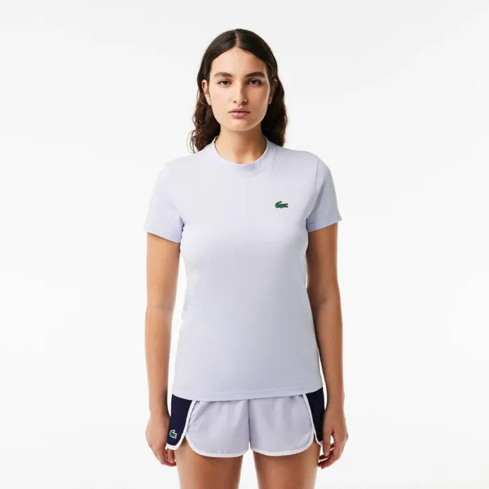 TShirts and Tops Women Lacoste Women039s Organic Cotton UltraDry Jersey TShirt Phoenix Blue J2g TShirts and Tops Women Lacoste Women039s Organic Cotton UltraDry Jersey TShirt Phoenix Blue J2g