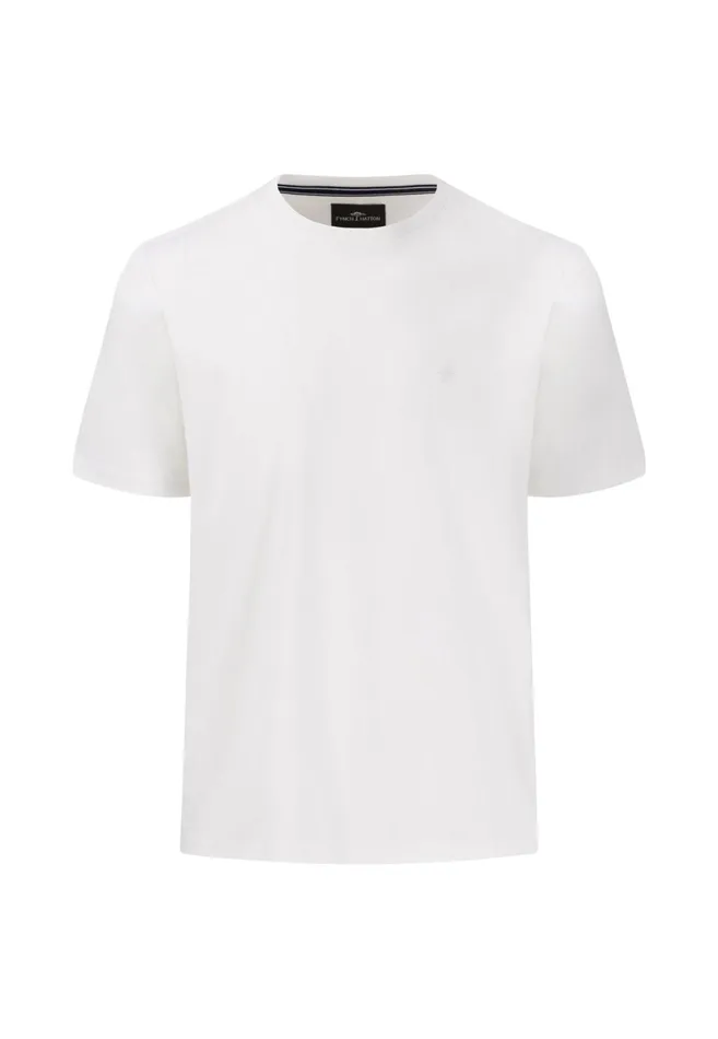 Tshirts Men FYNCHHATTON Tshirt Made Of 100 Cotton Navywhiteasphaltblack