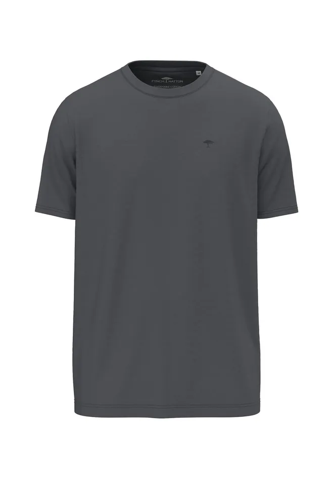 Tshirts Men FYNCHHATTON Tshirt Made Of 100 Cotton Navywhiteasphaltblack