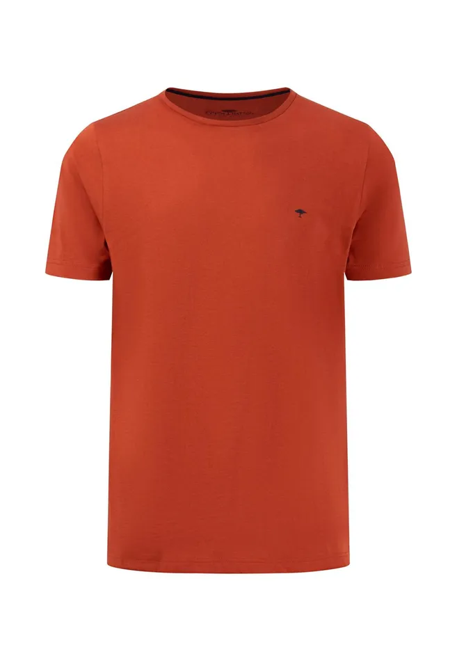 Tshirts Men FYNCHHATTON Tshirt With A Round Neckline Dark Emeraldvibrant Bluerustlight Khakicloud Bluegrass Greenflamepale Blush