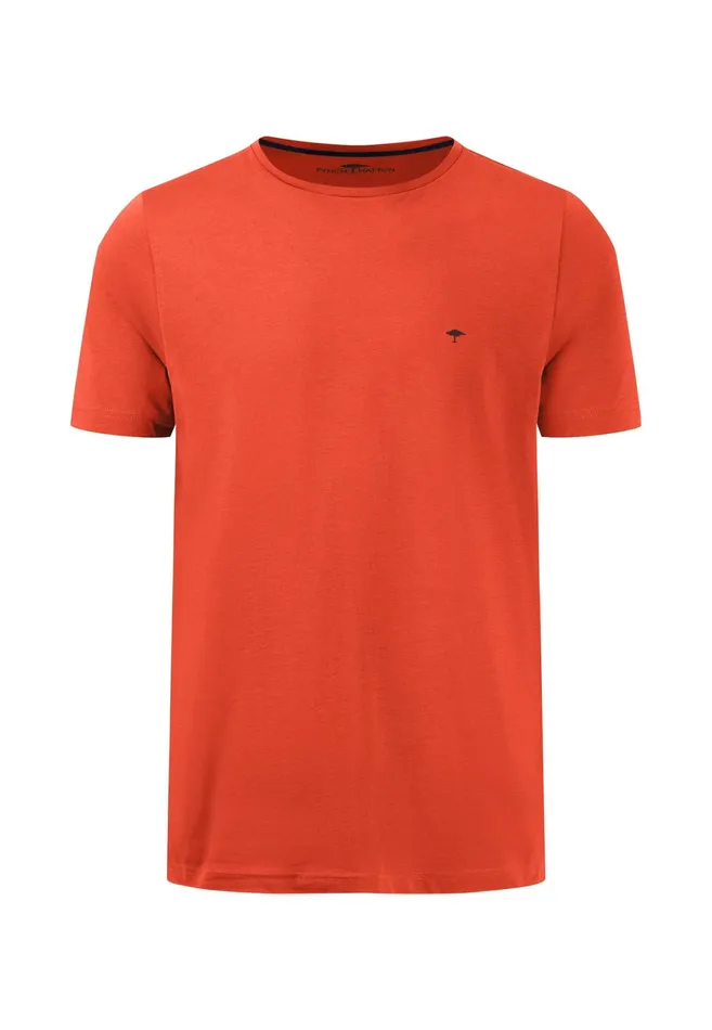 Tshirts Men FYNCHHATTON Tshirt With A Round Neckline Dark Emeraldvibrant Bluerustlight Khakicloud Bluegrass Greenflamepale Blush