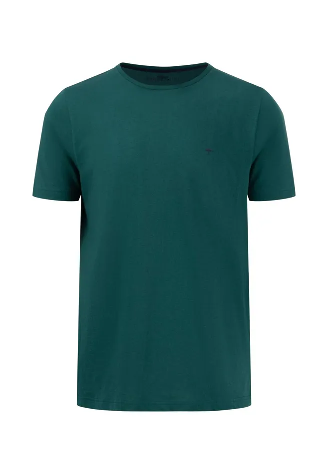 Tshirts Men FYNCHHATTON Tshirt With A Round Neckline Dark Emeraldvibrant Bluerustlight Khakicloud Bluegrass Greenflamepale Blush
