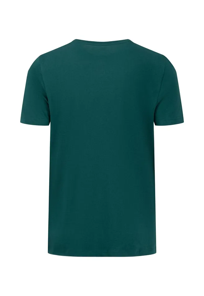 Tshirts Men FYNCHHATTON Tshirt With A Round Neckline Dark Emeraldvibrant Bluerustlight Khakicloud Bluegrass Greenflamepale Blush