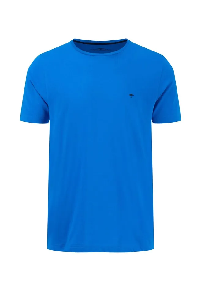 Tshirts Men FYNCHHATTON Tshirt With A Round Neckline Dark Emeraldvibrant Bluerustlight Khakicloud Bluegrass Greenflamepale Blush