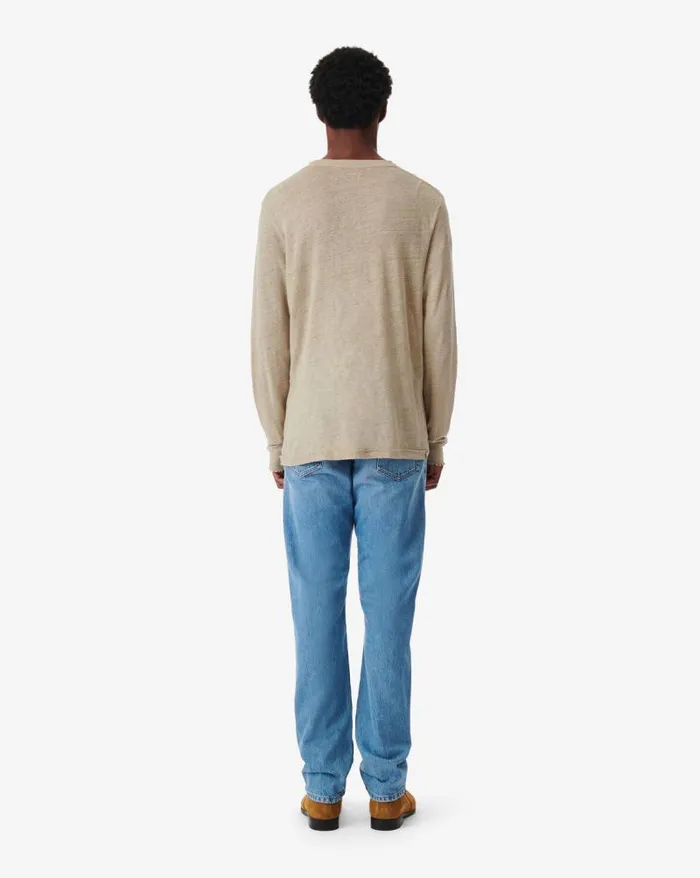 Tshirts Men IRO ARONA ROUNDNECK LINEN TSHIRT