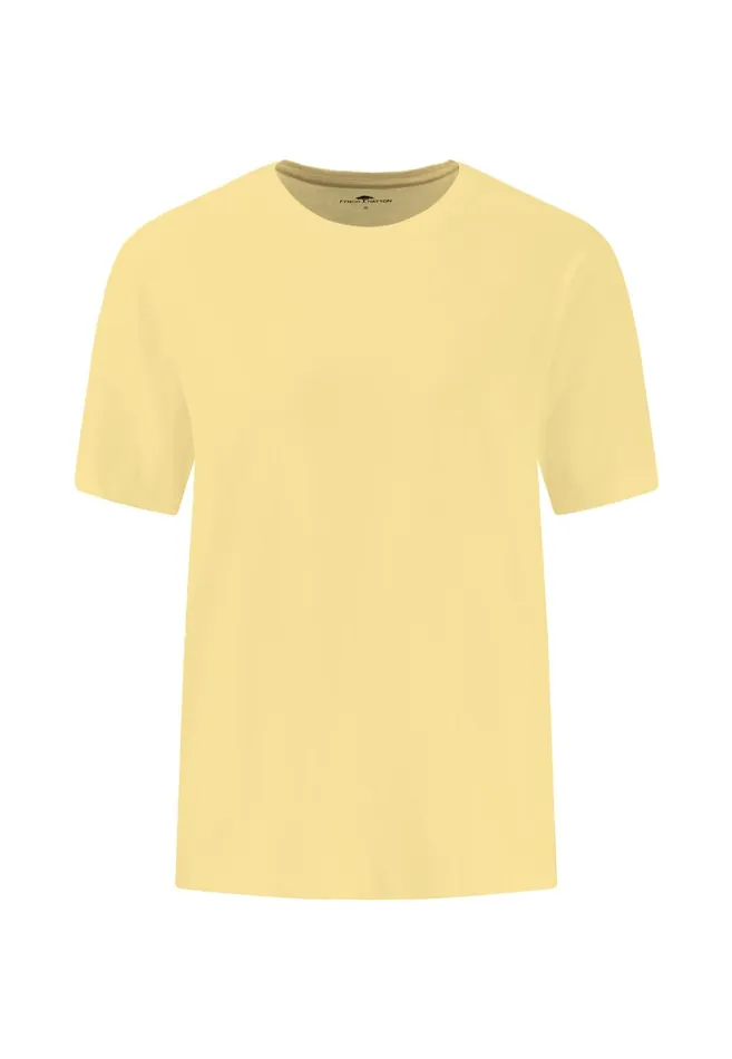 Tshirts Women FYNCHHATTON Tshirt Made Of The Finest Cotton Whitebananasandsummer Redfresh Roseocean Violetlight Blueblack