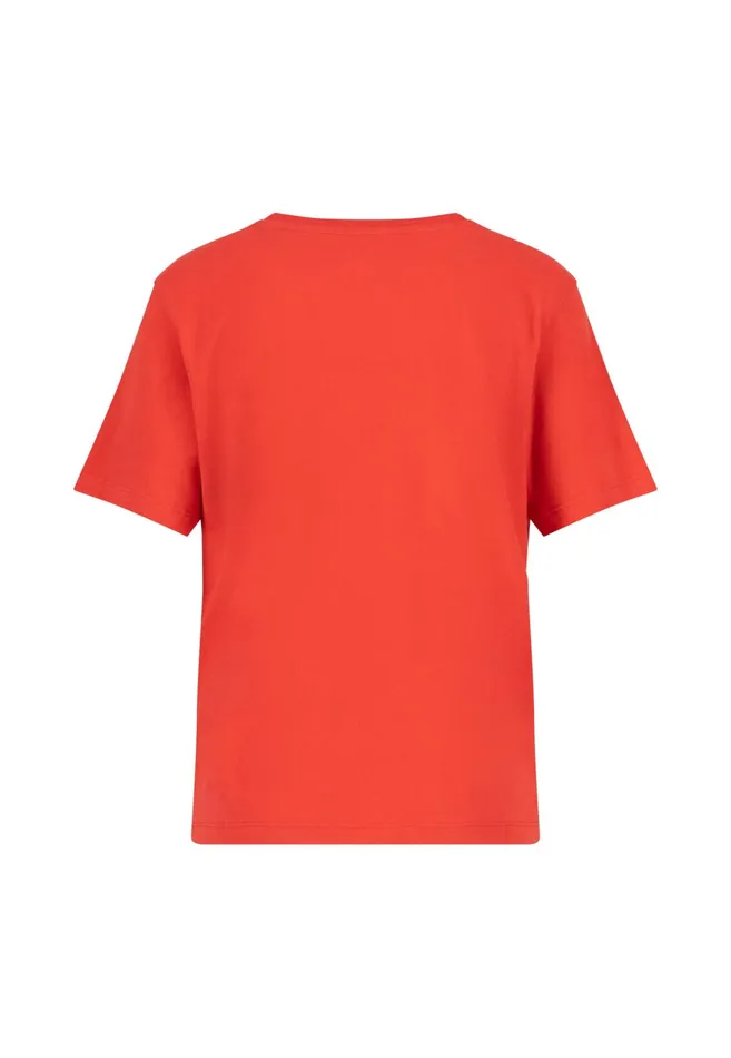 Tshirts Women FYNCHHATTON Tshirt Made Of The Finest Cotton Whitebananasandsummer Redfresh Roseocean Violetlight Blueblack