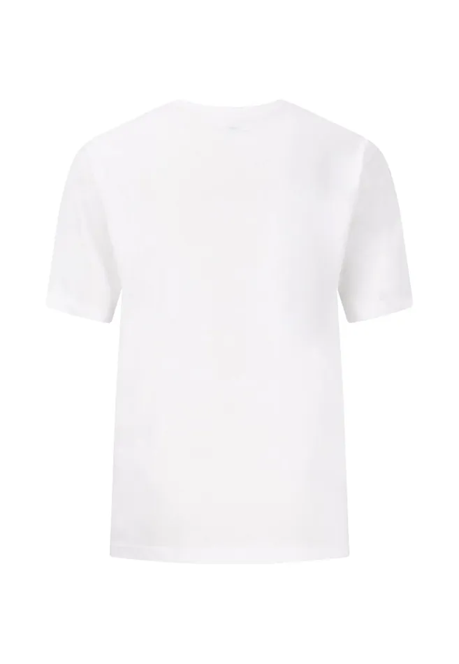 Tshirts Women FYNCHHATTON Tshirt Made Of The Finest Cotton Whitebananasandsummer Redfresh Roseocean Violetlight Blueblack