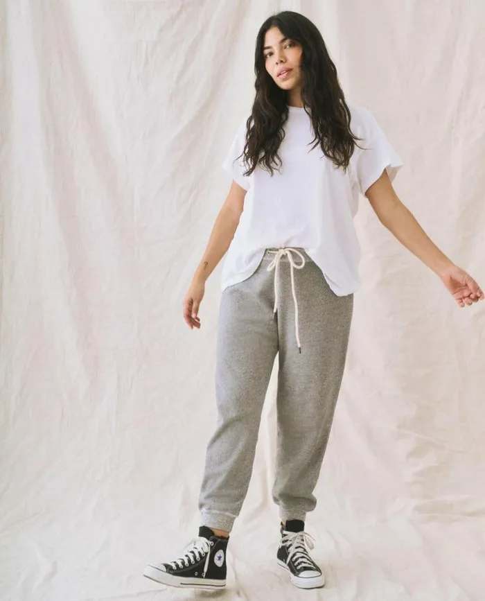 Tees and Sweats The Great The Cropped Sweatpant