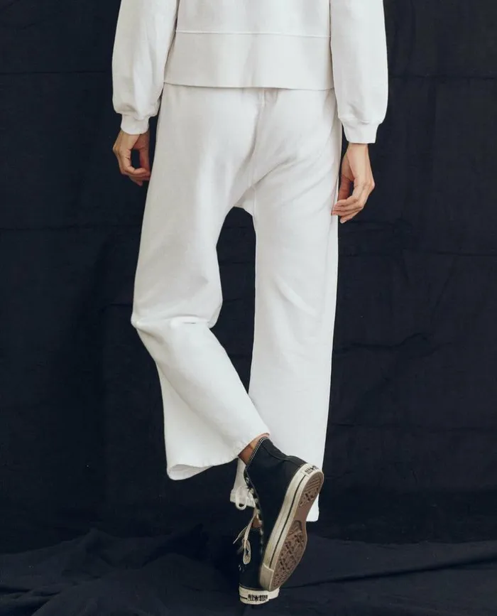Tees and Sweats The Great The Relay Sweatpant True White
