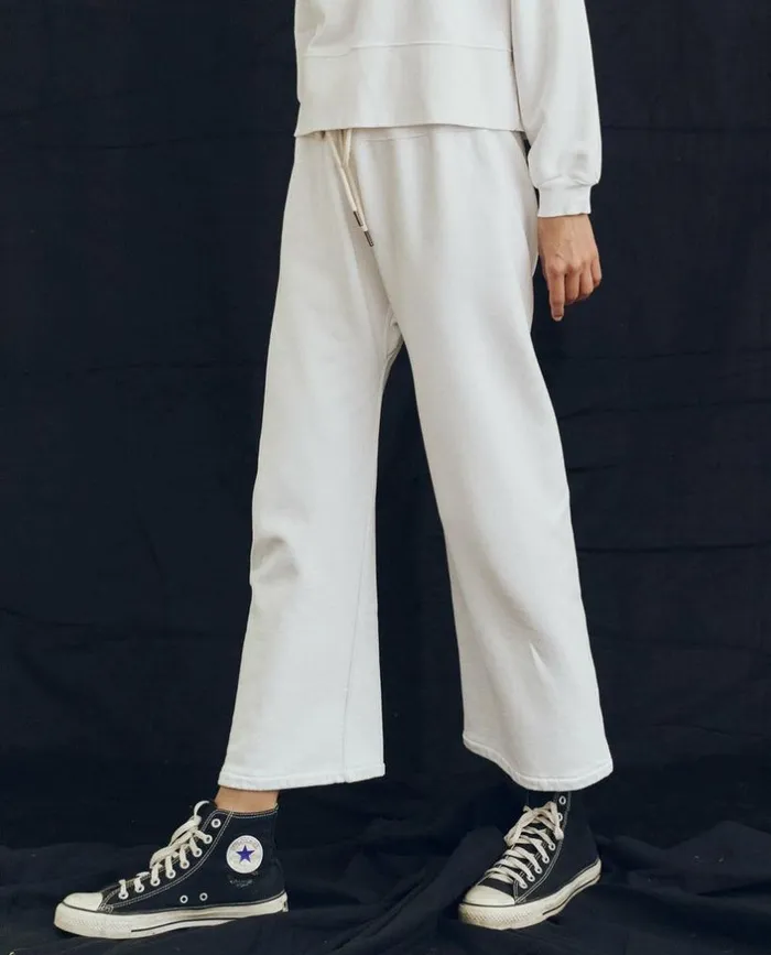 Tees and Sweats The Great The Relay Sweatpant True White