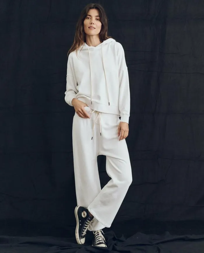 Tees and Sweats The Great The Relay Sweatpant True White