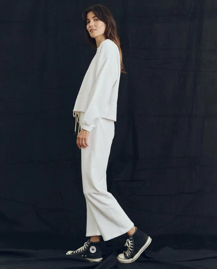Tees and Sweats The Great The Relay Sweatpant True White