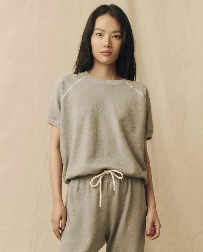 Tees and Sweats The Great The Short Sleeve Sweatshirt
