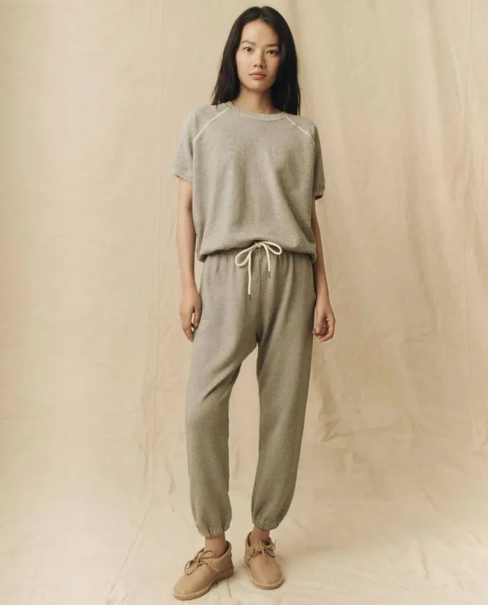 Tees and Sweats The Great The Short Sleeve Sweatshirt