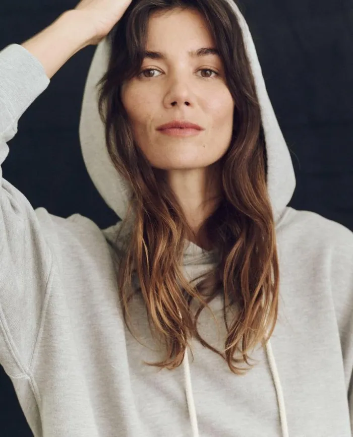 Tees and Sweats The Great The Teammate Hoodie Lofty Heather Grey