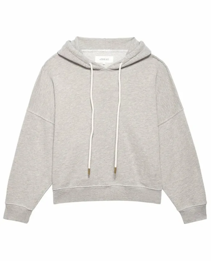 Tees and Sweats The Great The Teammate Hoodie Lofty Heather Grey