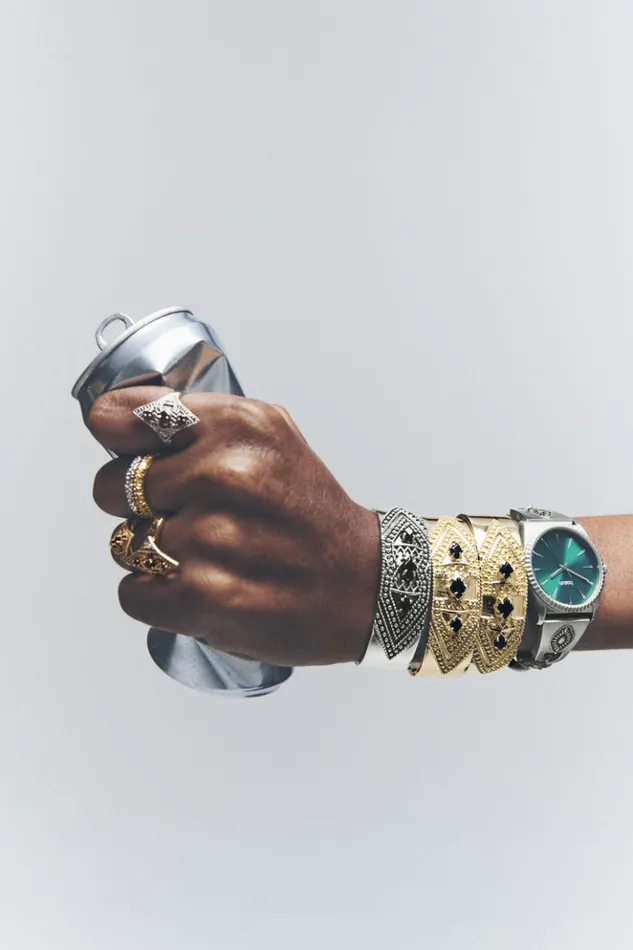 TelugaOnyx Silver Ring Shoes and Accessories Baandsh Jewelry