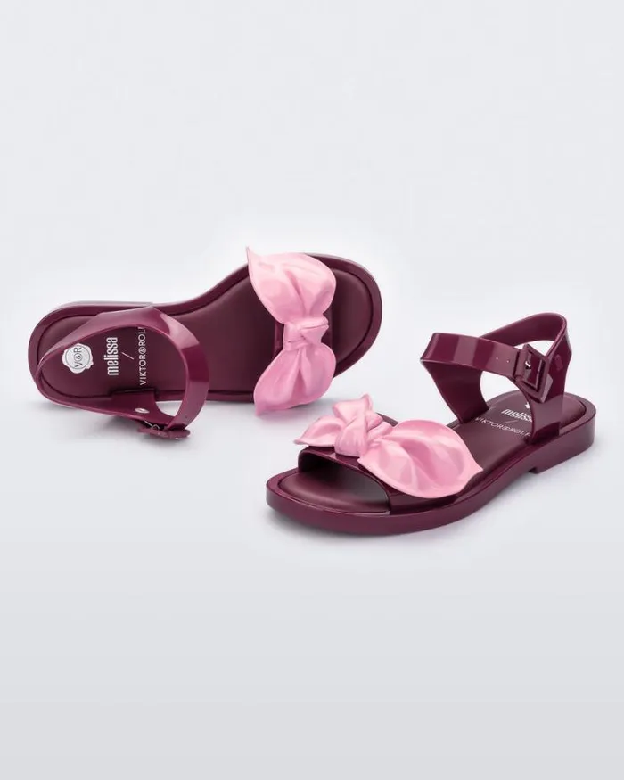 Tie Mar Sandal Redpink Women Melissa Sandals