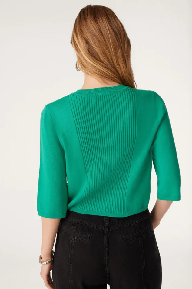 TolimShortSleeve Sweater Clothing Baandsh Sweaters and Cardigans