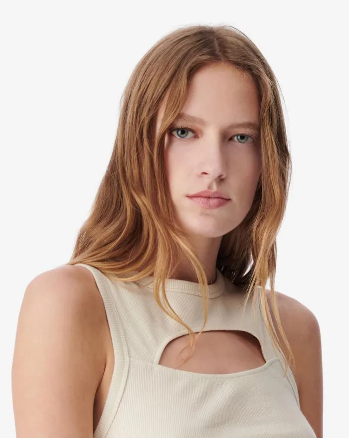 Tops and Shirts Women IRO PINA CUTOUT TANK TOP