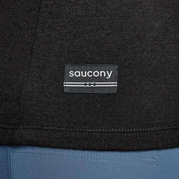 Tops Peregrine Merino Long Sleeve Black 8211 Saucony Men