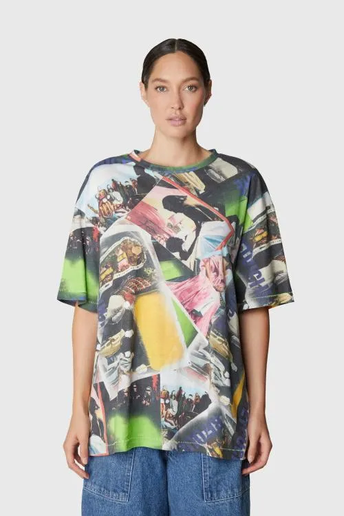 Tops WomenMen Gallery Dept RETOUCHE UNISEX BOXY TEE Retouche Print