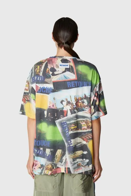 Tops WomenMen Gallery Dept RETOUCHE UNISEX BOXY TEE Retouche Print