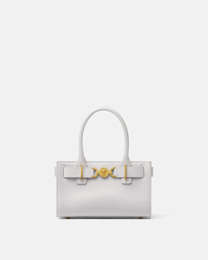 Totes Women Versace Medusa 03995 Small Tote Bag Gray