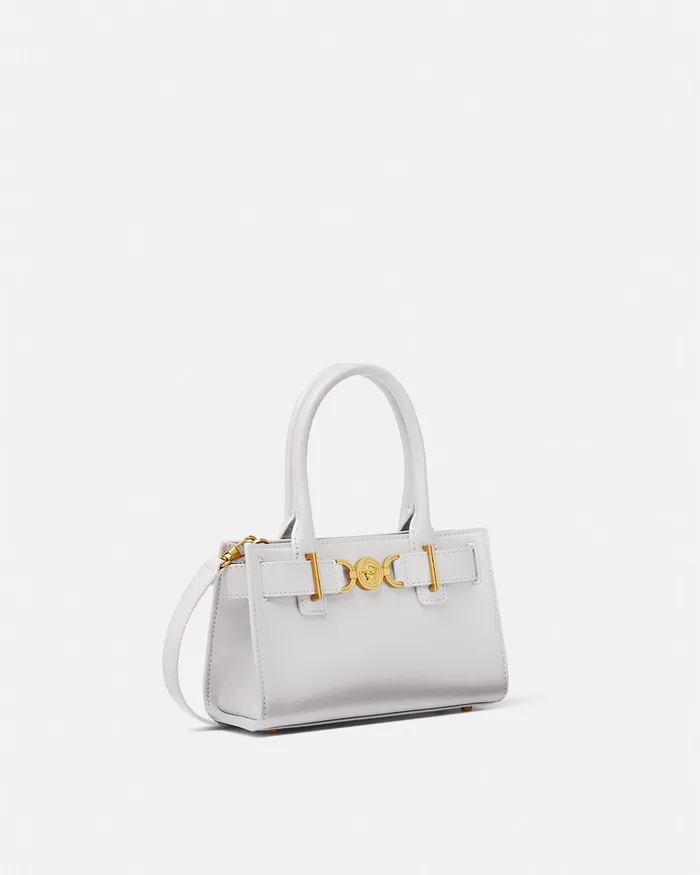 Totes Women Versace Medusa 03995 Small Tote Bag Gray