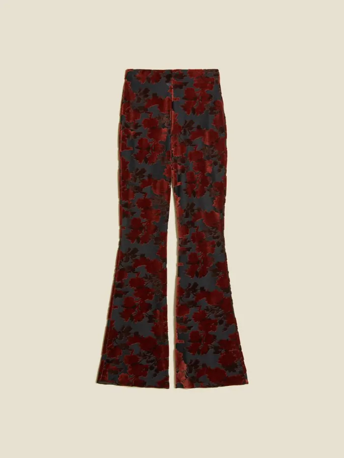 Trousers and Shorts Women Holzweiler Gilly Devore Trousers Brown Mix