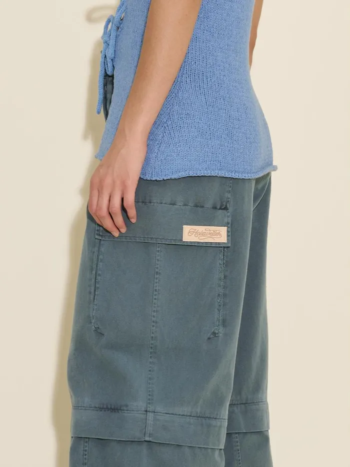 Trousers and Shorts Women Holzweiler Gorti Trousers Blue
