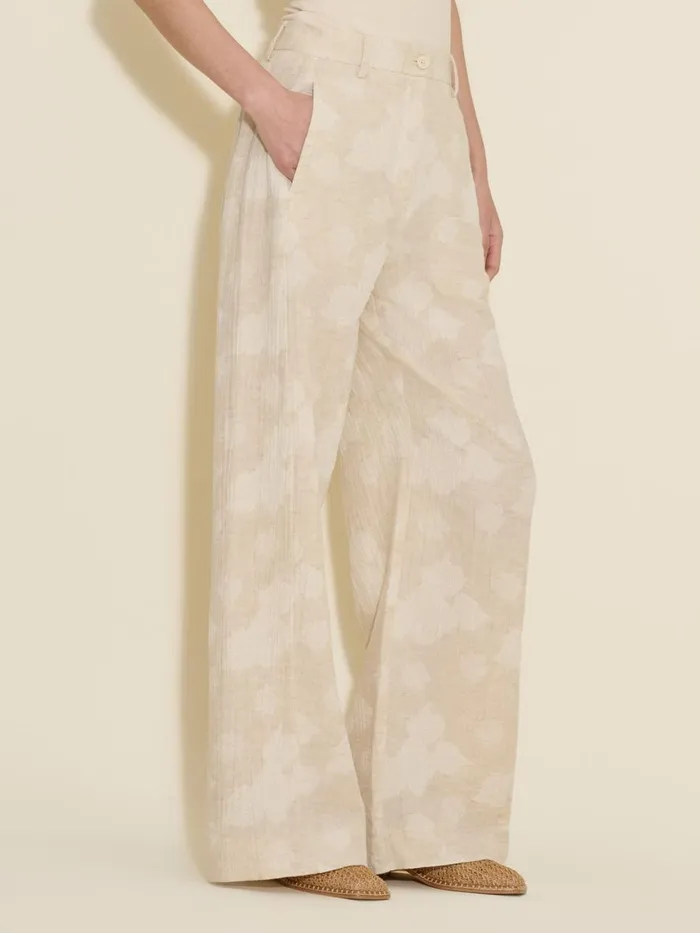 Trousers and Shorts Women Holzweiler Vidda Jacquard Trousers Ecru Mix