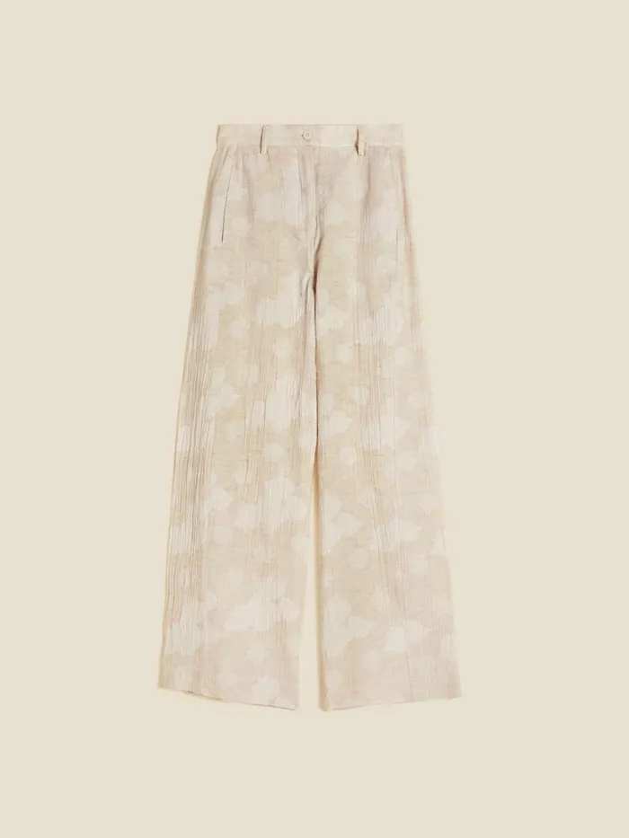 Trousers and Shorts Women Holzweiler Vidda Jacquard Trousers Ecru Mix
