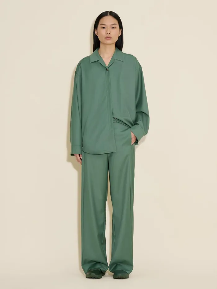 Trousers and Shorts Women Holzweiler Vidda Trousers Green