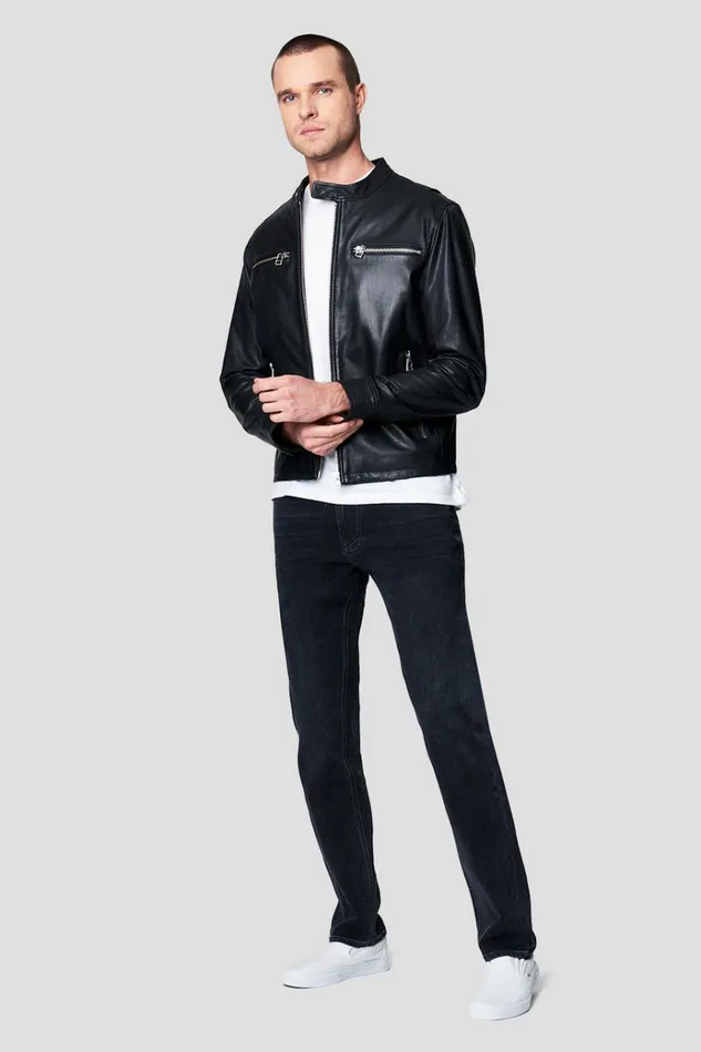 True Blue Bomber Men BLANK NYC Jackets