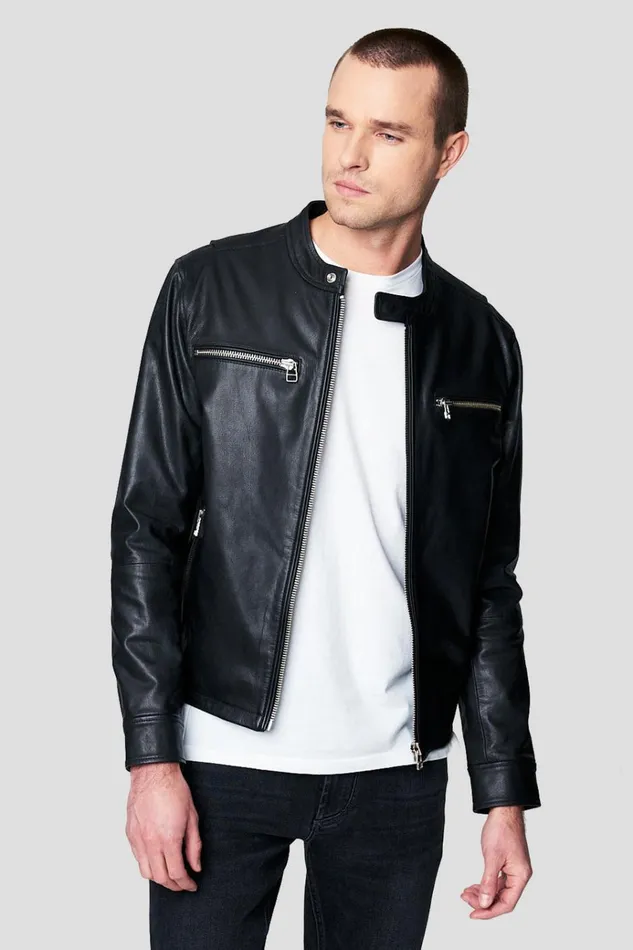 True Blue Bomber Men BLANK NYC Jackets