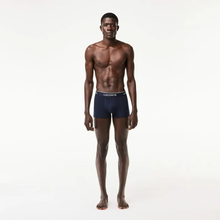 Underwear and Socks Men Lacoste Men039s 3Pack Constrast Waist Trunks Navy Blue Green Red Navy Blue Hy0 Underwear and Socks Men Lacoste Men039s 3Pack Constrast Waist Trunks Navy Blue Green Red Navy Blue Hy0