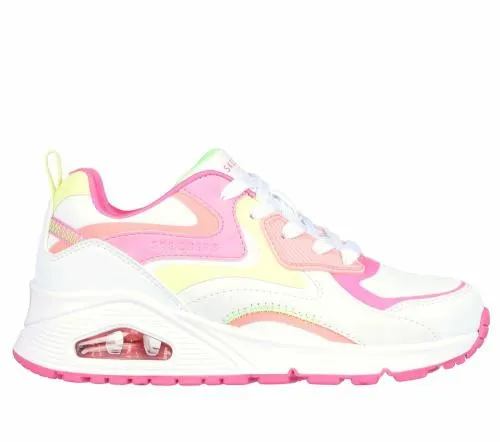 Uno Gen1 8211 Color Surge White Multi Kids SKECHERS Kids UK Sizes 9525