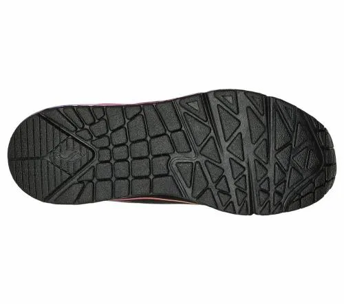 Uno Gen1 8211 Pop Of Neon Black Multi Kids SKECHERS Big Kids UK Sizes 36