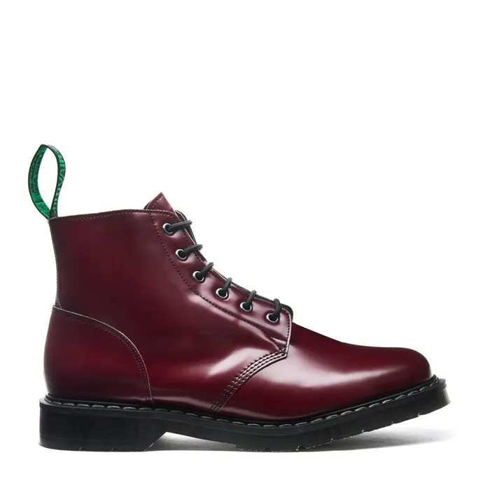 Vegan Solovair Astronaut Boots Merlot Vegan 6 Eye Astronaut Boot