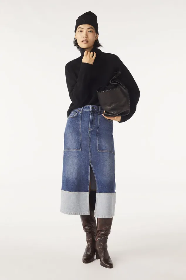 VickyLong Skirt Clothing Baandsh Skirts and Shorts