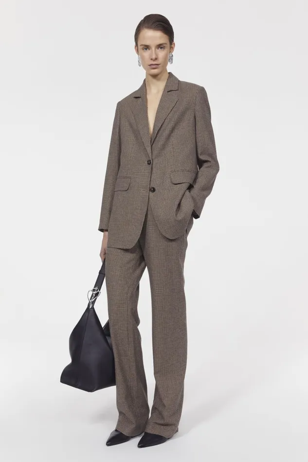 Viola Hounds Blazer Brown Beige Women Rodebjer Sets and Suits